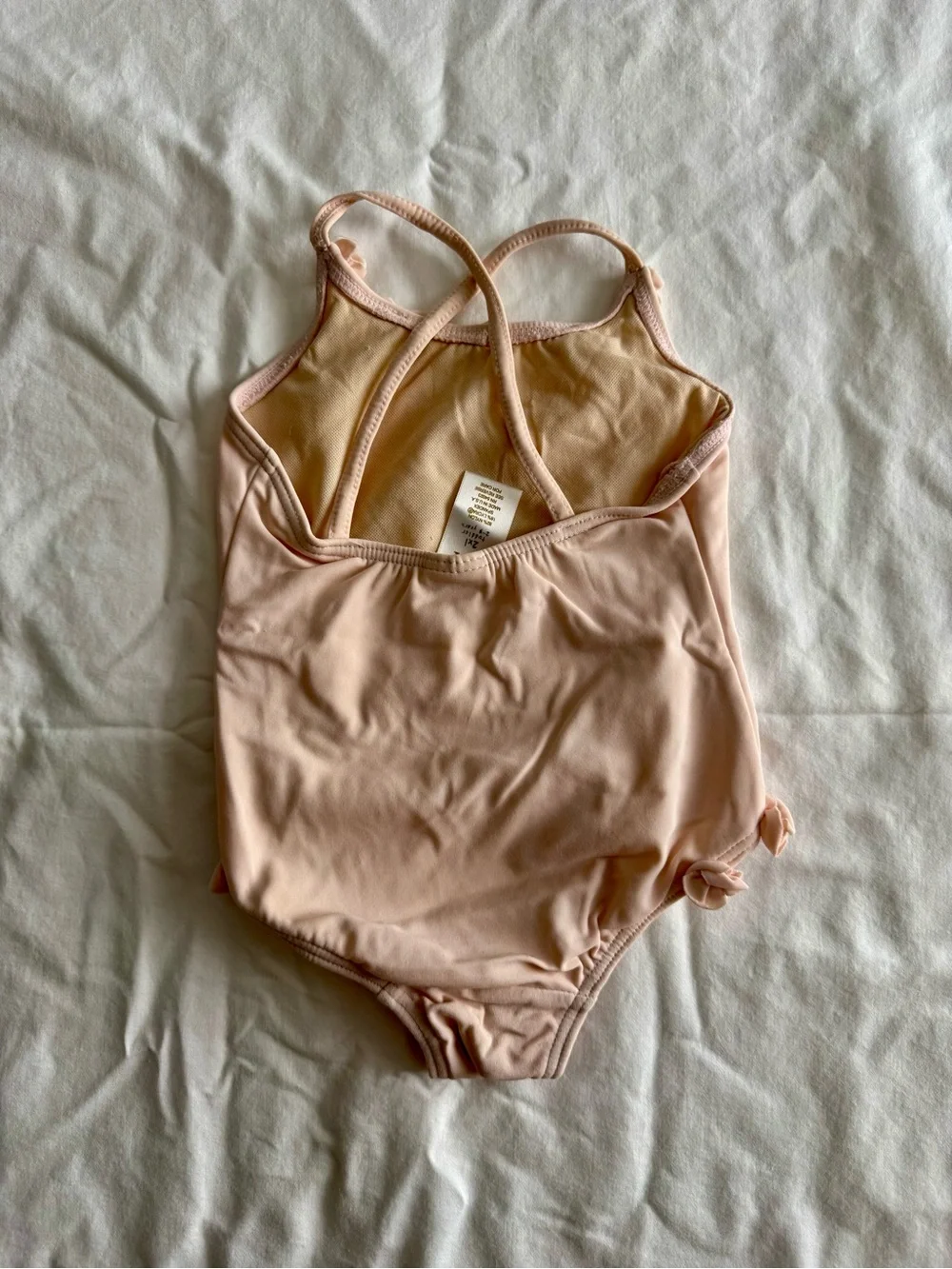 Vintage GAP Kids One-Piece Swimsuit - Light Peach